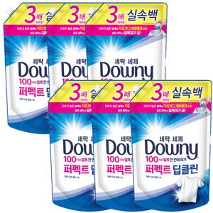 다우니 퍼펙트 딥클린 세제 리필 1.4L (일반 드럼겸용) 6개