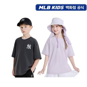 MLB키즈 쿨필드 스몰로고 우븐 반팔티셔츠 (7ATSB3253)