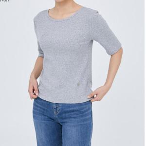 잠뱅이 HC09 여성 골자 보트넥 번팔 티셔츠 AP2WTS 360 MG