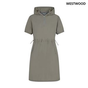 [웨스트우드] 여성 후드 우븐 집업 원피스_WP2WCOP452 LK