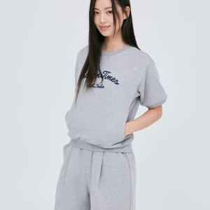 잠뱅이 동백01 공용이중지레터링유니반팔 AP2WMT348
