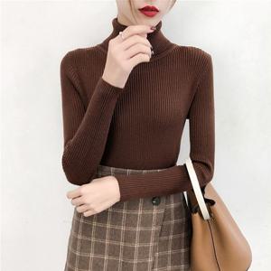 여성 데일리 3컬러 목폴라 긴팔 티셔츠 LK-K005