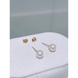 (반조) 미니골드 14K 담수진주귀걸이(6mm) ECPM4147