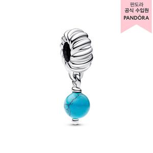 [판도라(주얼리)][백화점 보증서 제공] 터쿼이즈 컬러드 댕글 참 793901C01