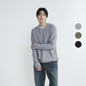 [버커루]남성 가먼트 다잉 루즈핏 긴팔 티셔츠 B234TS300P