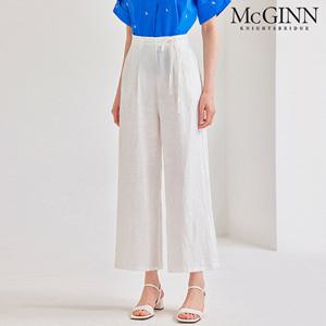 사이드 리본 네추럴 린넨 팬츠_MI5M1PT7231