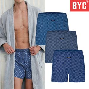 BYC 남성 화려한 색감 40수 순면 스페셜 트렁크 팬티3매입