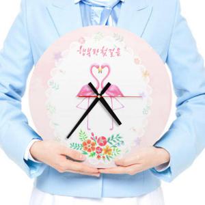 아트박스/꾸밈 ck063-행복한첫걸음_인테리어벽시계