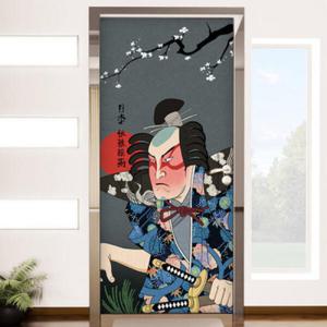 아트박스/꾸밈 ik571-일본사무라이_현관문시트지