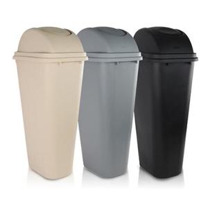 아트박스/진성 회전 PP 휴지통 50L /스윙/쓰레기통