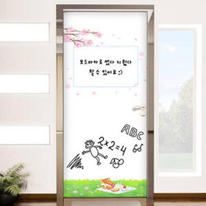 아트박스/꾸밈 cj933-칠판현관문시트지_봄날의소풍