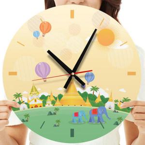 아트박스/꾸밈 cj687-세계의랜드마크2(아시아)_인테리어벽시계