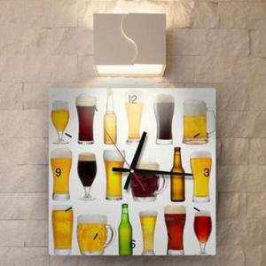 아트박스/꾸밈 tb008-세계의맥주_인테리어벽시계