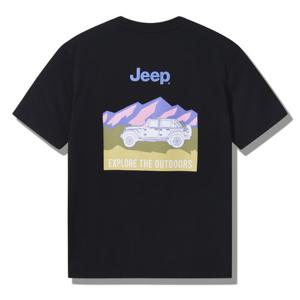 [JEEPKIDS(지프키즈)] 트래블 산 자동차 반팔티 KQ0TSU382BK