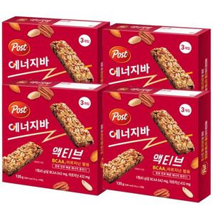 포스트 에너지바 액티브 135g x 4개