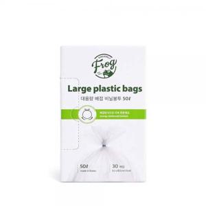 FROG 다용도 대용량 비닐봉투 (50L) 30매 재활용수거