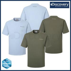 디스커버리 25SS 여름 신상/할인 남성 프레시벤트 사선 절개 기능성 나일론 혼방 반팔티셔츠/냉감기능/레귤러핏 DXMIA DMRS6I053
