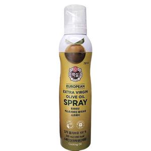 백설 유러피안 엑스트라버진 올리브유 스프레이 200ml x 1개 a28326