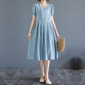 [블랙퀸] 니브 핀턱주름 캐주얼 원피스 blk003710