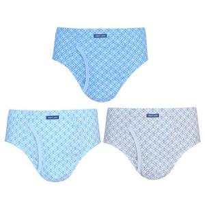 [TRY]남성 맥시퍼스트브리프 유색S 3매 삼각팬티 면100