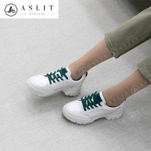 [애슬릿] 천연 소 가죽 어글리 스니커즈 운동화 3.5cm