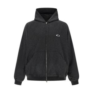 발렌시아가 후드 티셔츠 838688TSWB31140 Gray