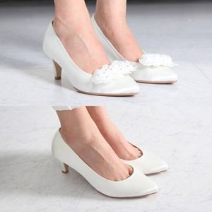 [애슬릿] 스틸레토 미드힐 펌프스 웨딩 슈즈 6cm