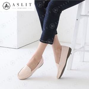 [애슬릿] 여자 둥근 스퀘어 모카 말랑 플랫 로퍼