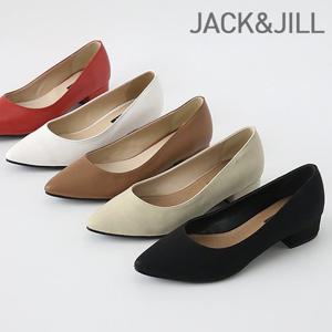 잭앤질 3cm 누벅 뾰족코 로퍼(JZ1544)