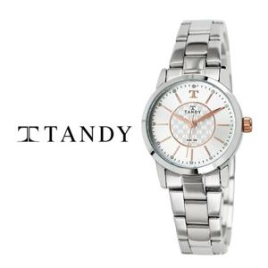 [TANDY] 탠디 시그니쳐 럭셔리 메탈 (오스트리아 스톤 식입) T-3915 로즈골드 여자 손목시계
