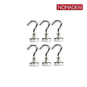 OU 노마드 자석고리 실버 16mm 6P N-8166