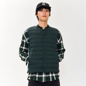 남성 라이트 다운 투웨이넥 베스트-EFZK7301C0G