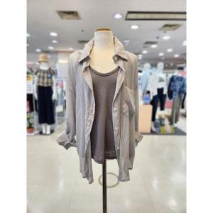 멜로디가든 세이브존08 롱 여름 셔츠 M25M5B133