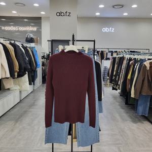 [ab.f.z]AFZ1HW31/반목 골지 슬림 라인 니트 티셔츠_IC