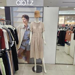 Ab.f.z DP01 시어서커 셔링밴딩 원피스 AFZ3HO10