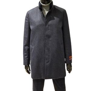 [바쏘]24FW  네이비  울 케시미어  밍크FUR  차이나카라 토끼털내장 코트BSY4CJ27A