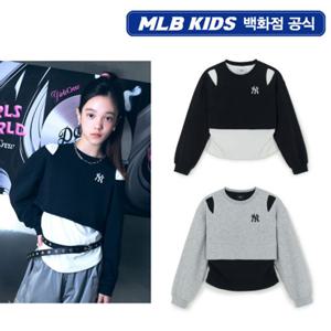 [MLB키즈PG] 스트릿 베이직 여아 레이어드 맨투맨 2종 택1 (7FMTB2354)