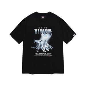 [비전스트릿웨어]VSW Cat Movie T-Shirts Black_VS2302ST02BK
