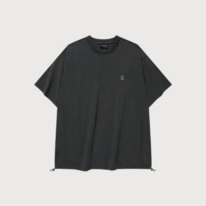 M 커버낫반팔티 CQK CO2502ST59-CH 테크 나일론 베이직 티셔츠 Charcoal