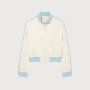 M 커버낫져지 CQK CO2501JK90-IV 우먼 저지 트랙 자켓 Ivory