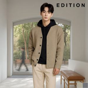 [에디션] 울라이크 V넥 노카라 가디건 (NED3TC1901)