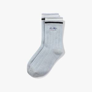 디아도라양말 AQS D4343LSC14SKM 니트 쿼터 삭스 SKY BLUE