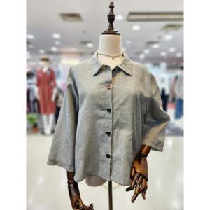 [멜로디가든]멜로디가든 세이브존08 카라 칠부 셔츠 M25M5B157 (