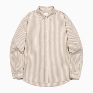 [LEE]LEE 우먼 세미 오버핏 셔츠 베이지 LE2503SH60BE