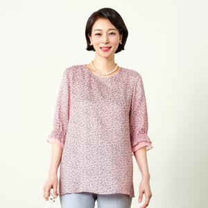 [마담엘레강스] 퓨리티 인견 블라우스 핑크 K252BL15