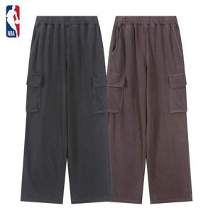 NBA 남녀공용 피그먼트 간절기 오버핏 카고팬츠 N253TP121P