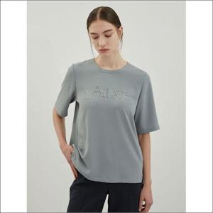 올리비아로렌 세이브존02 자수 로고 블라우스 VOCNS4M4231
