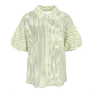 올리비아로렌 세이브존02 스트라이프 퍼프 셔츠 VVCNS4M6266