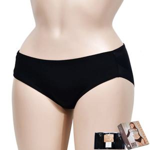 물랑루즈 심플한 디자인 깔끔한 햄라인 블랙 누디 위생팬티 3매입