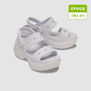 [크록스]여성화 베이 샌들 프로스티드 그레이프 206749-5BO